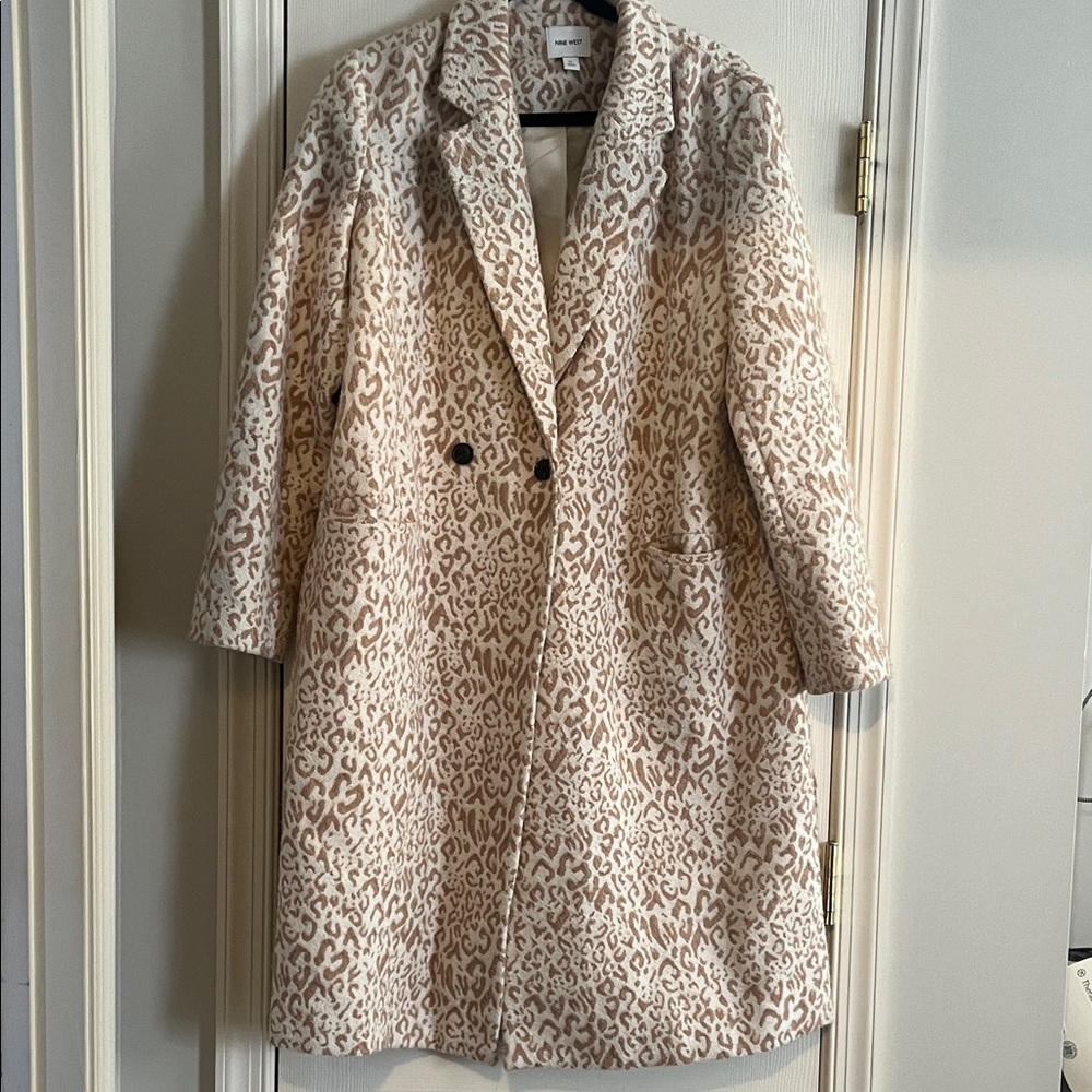 Nine West Tan Leopard Jacket